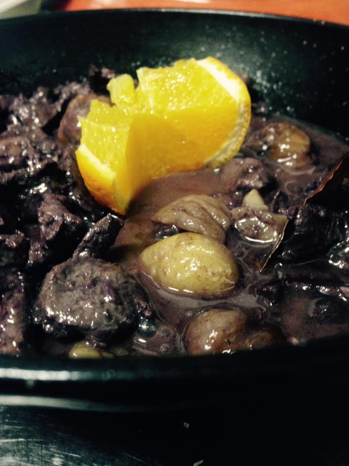 Javali com Castanhas
